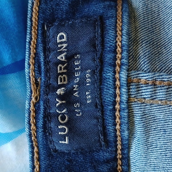 LUCKY BRAND Women Mid RISE JEAN Ava Medium Wash Jean 8/29 Ankle - Picture 6 of 9